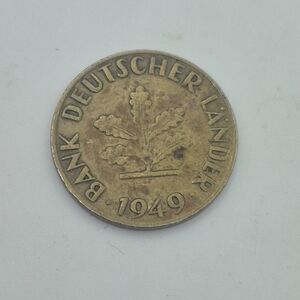 10 Pfennig Coin 1949 F Germany
